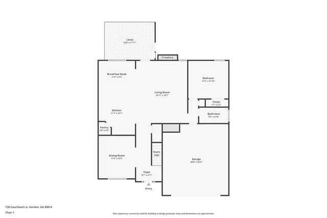 $386,000 | 720 Courtland Lane, Harlem, GA 30814