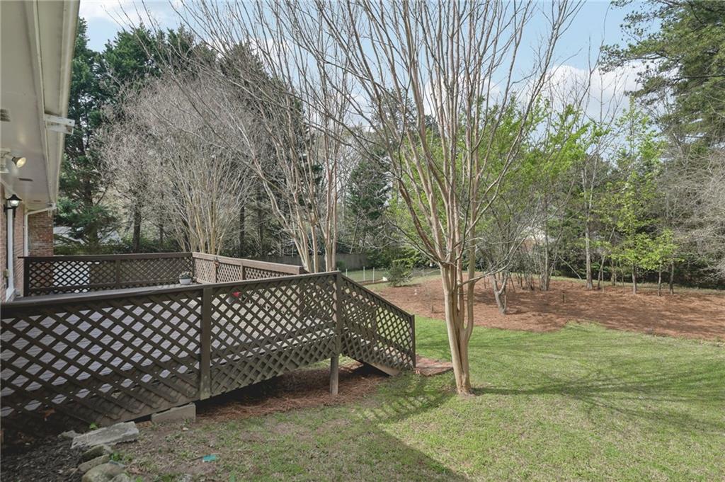 3112 Galangale Way Atlanta, GA 30340 - Photo 25 of 28 a side view of a garden