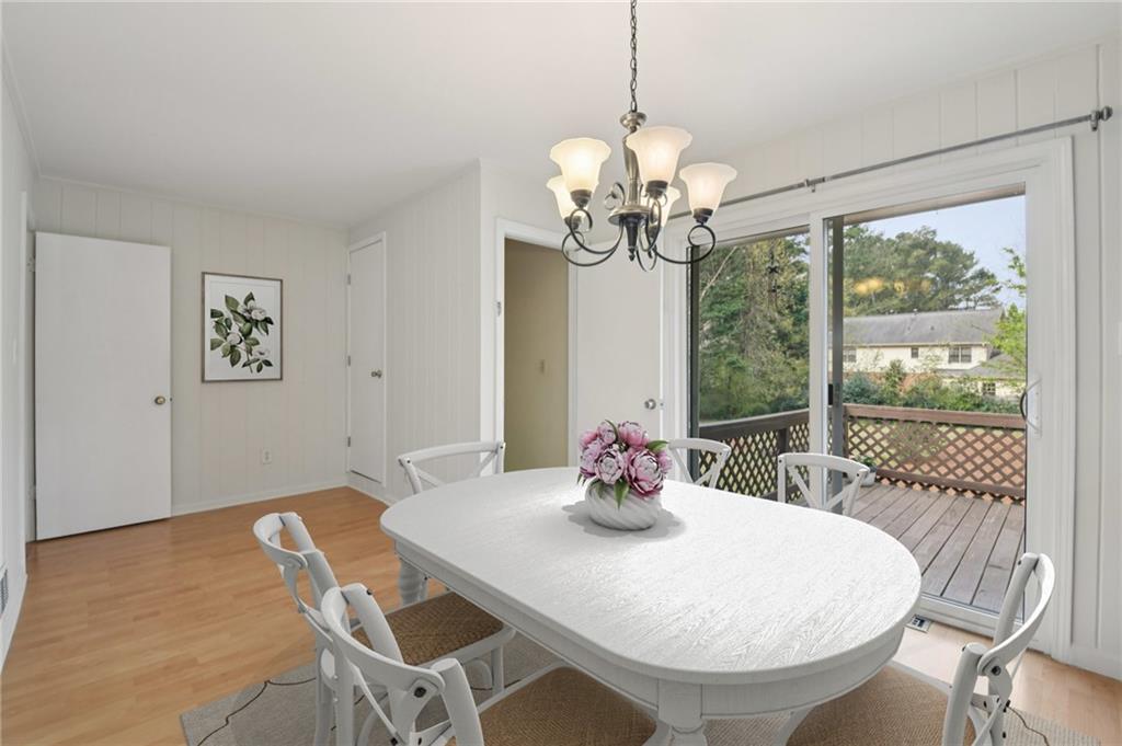 3112 Galangale Way Atlanta, GA 30340 - Photo 9 of 28 a view of a dining room with furniture window and outside view