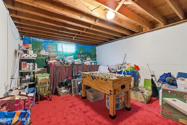 a store room with storage and utility