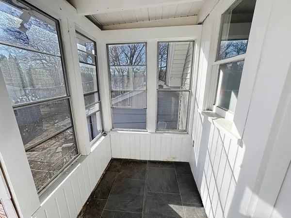 a view of a entryway