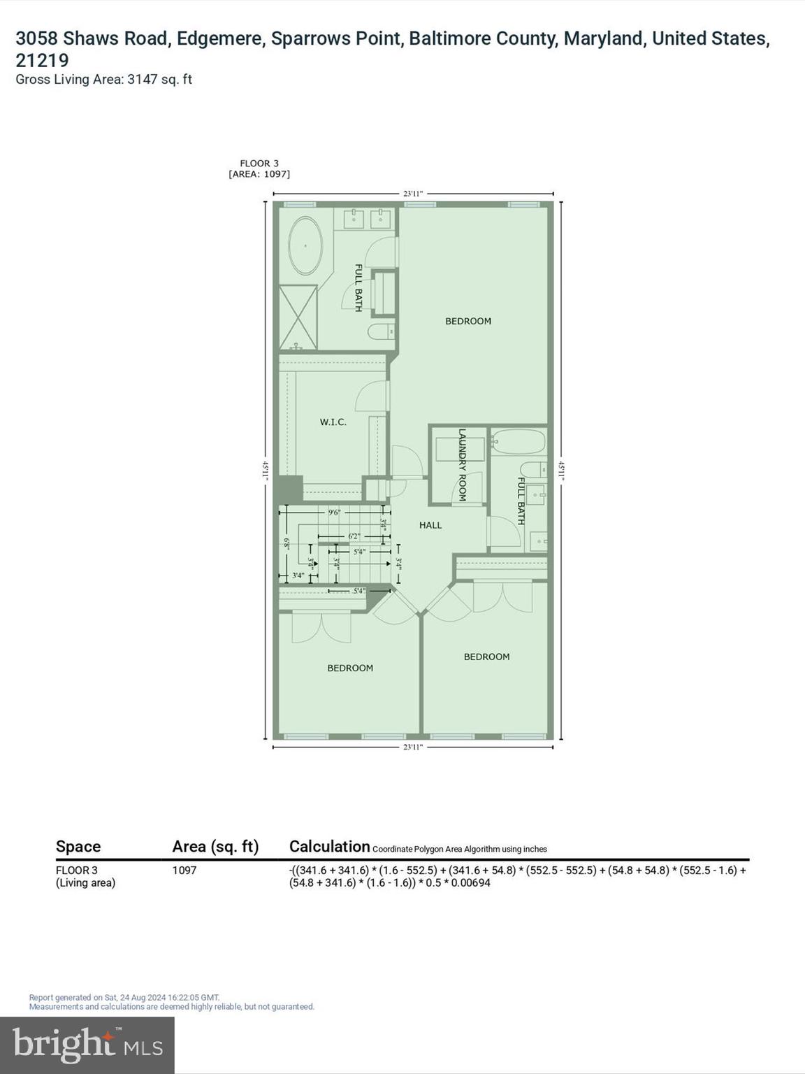 3058 Shaws Road Sparrows Point, MD 21219 - Photo 78 of 81 Upper Level 2 Floor Plan