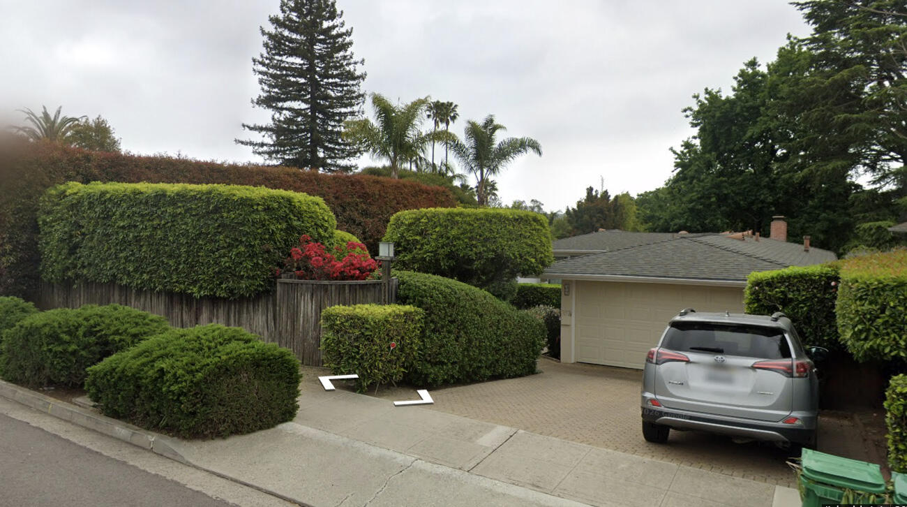 515 Alegria Road Santa Barbara, CA 93105 - Photo 1 of 1 a front view of a house with a garden