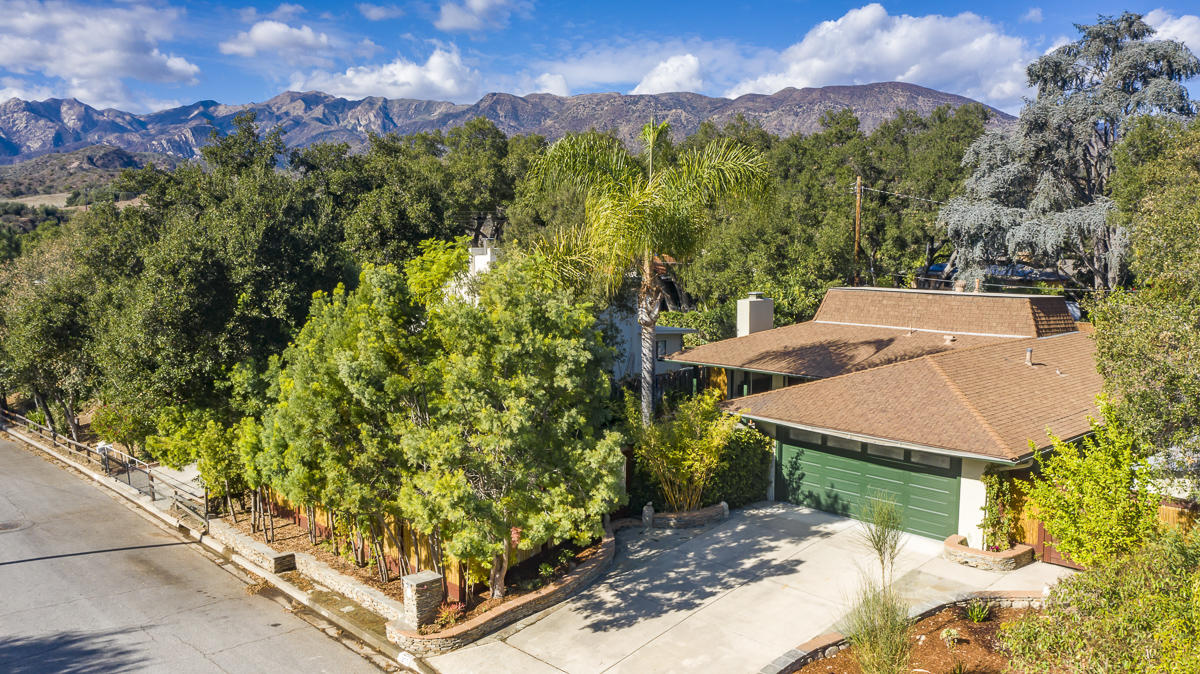 1255 Avila Drive Ojai, CA 93023 - Photo 1 of 1 a view of a backyard with plants and a garden