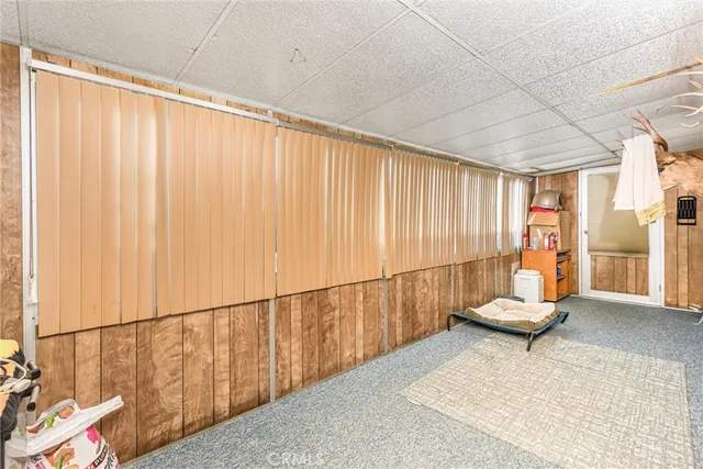 a living room with a window