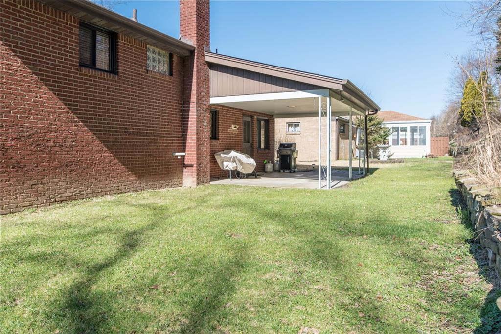 333 West Bruceton Road Pittsburgh, PA 15236 - Photo 17 of 18 Back yard is big enough to enjoy and small enough to maintain. Remember, you are only a minute away from Mowry Park!