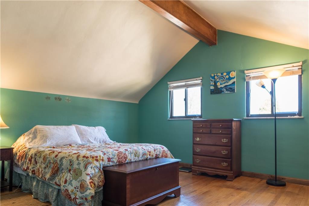 333 West Bruceton Road Pittsburgh, PA 15236 - Photo 7 of 18 Look at these ceilings in the master bedroom.....vaulted and exposed beam gives such character. Very large room.