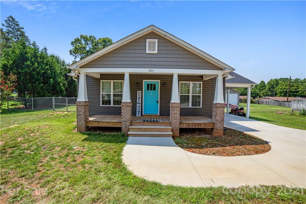 225 Stone Road Salisbury, NC 28146 - Photo 1 of 21 a front view of a house with yard