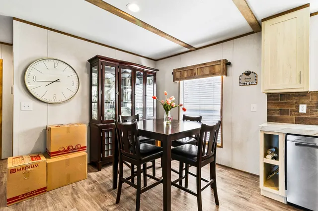 a view of a kitchen area