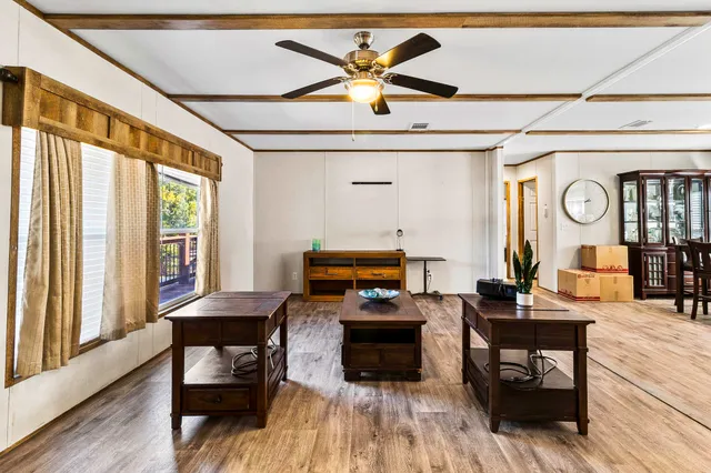 a view of a workspace with furniture