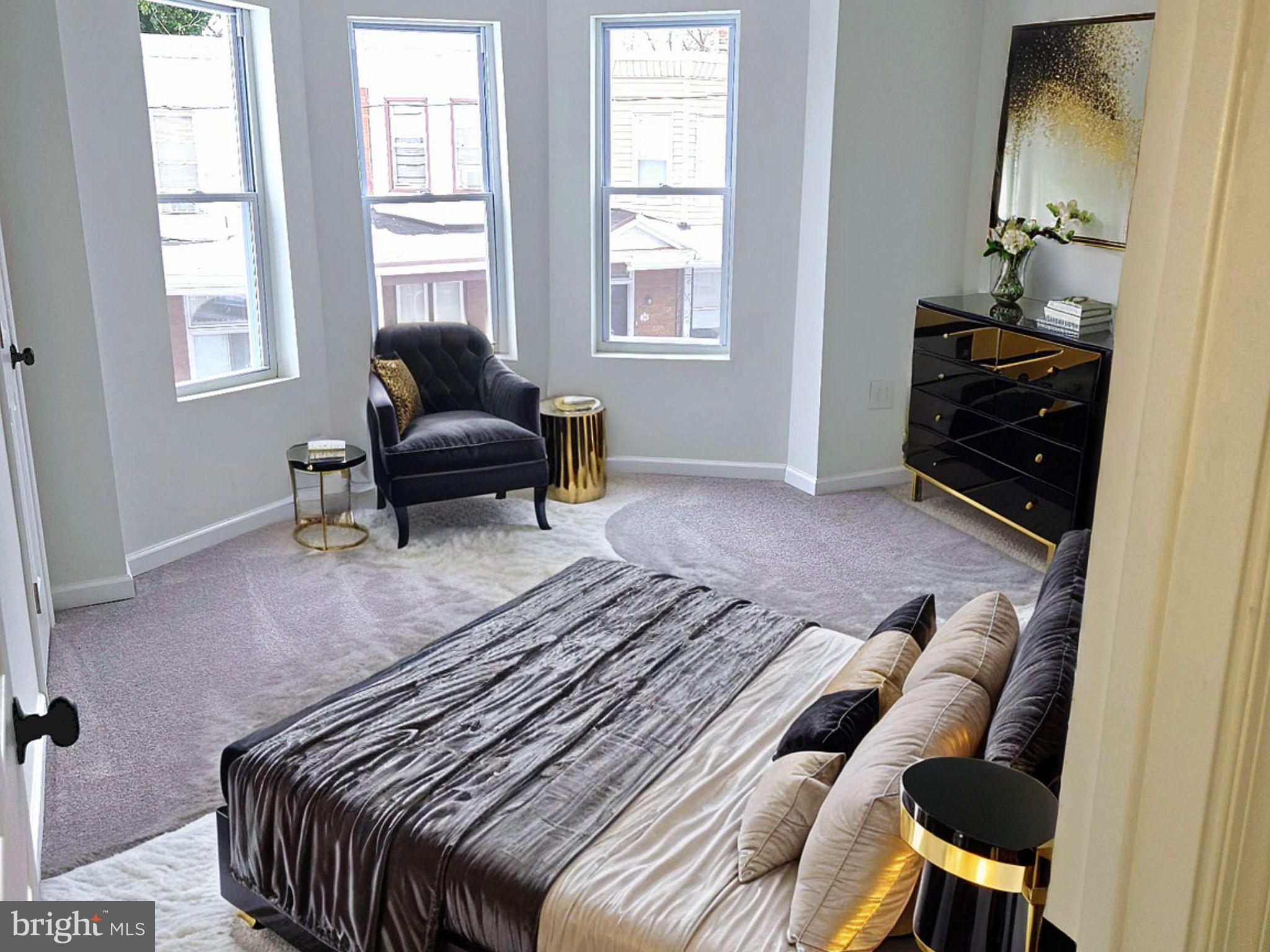 33 North Ruby Street Philadelphia, PA 19139 - Photo 22 of 41 Staged Master Bedroom