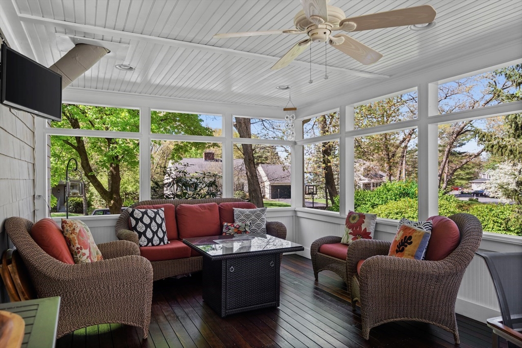 86 Allen Farm Lane Concord, MA 01742 - Photo 28 of 34 a living room with furniture and a large window