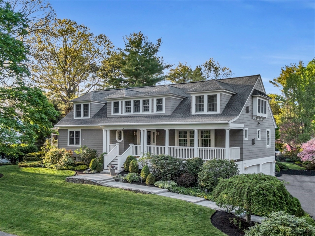 86 Allen Farm Lane Concord, MA 01742 - Photo 33 of 34 a front view of a house with a yard