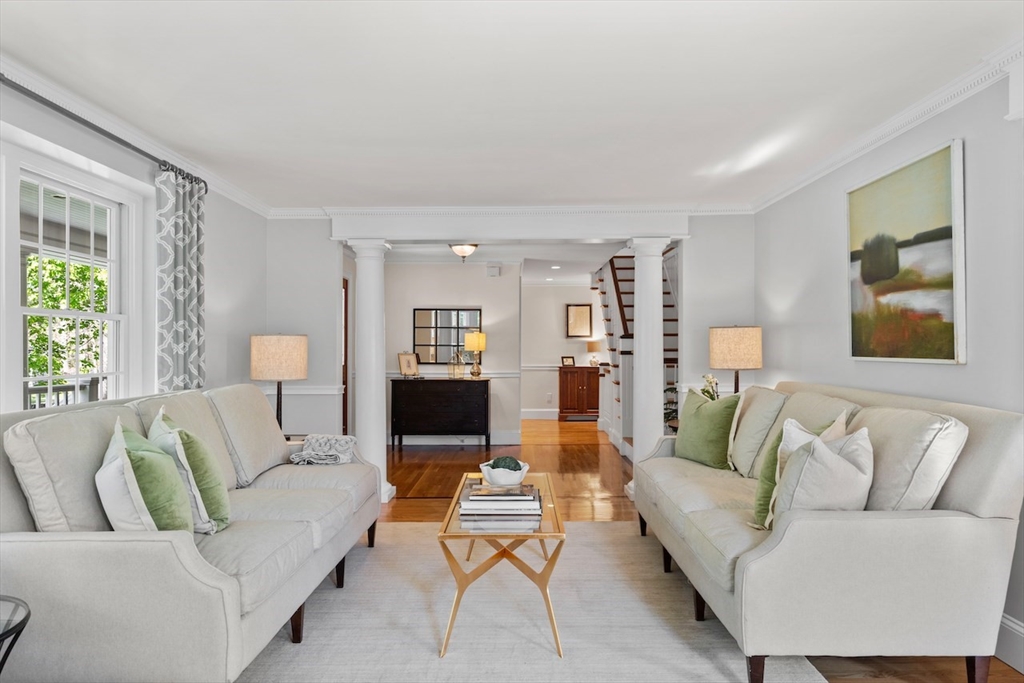 86 Allen Farm Lane Concord, MA 01742 - Photo 5 of 34 a living room with furniture and a large window