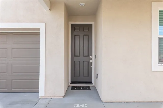 a view of an entryway door