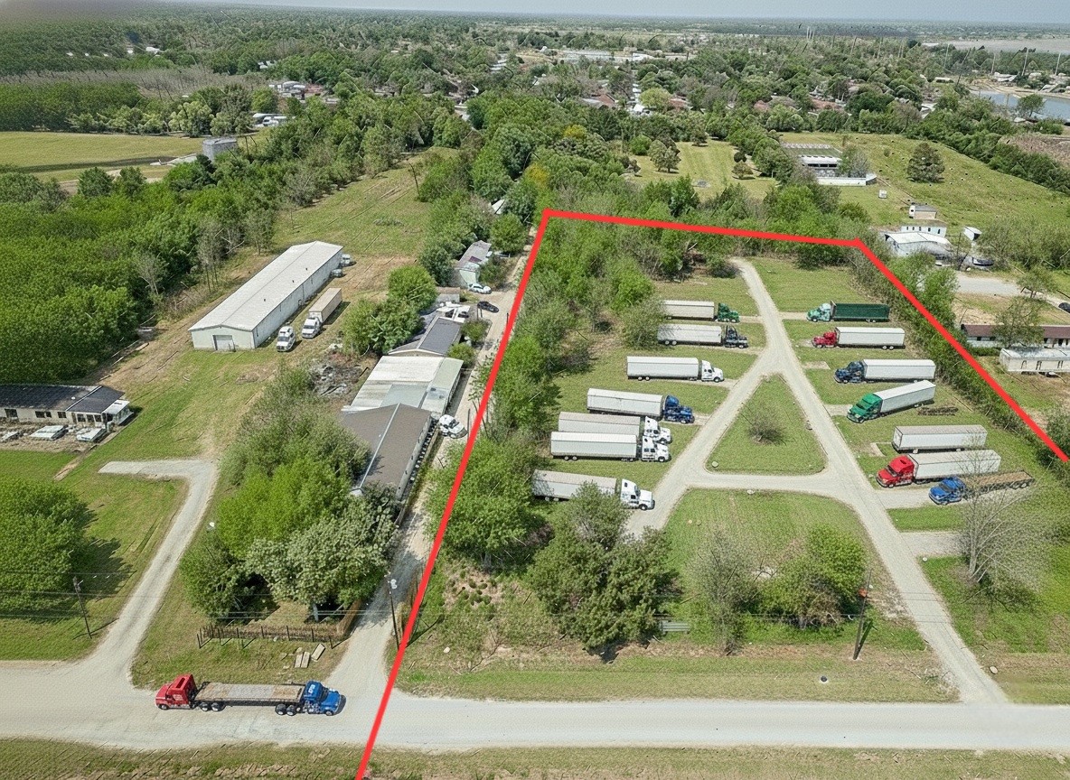 1116 North Battlebell Road Highlands, TX 77562 - Photo 11 of 23 Excellent for 18-WHEEL PARKING!!!!!! Stop looking for that peace of land for your business, this more than 4 acres has it all!! LOCATED RIGHT OFF I-10 AND THOMPSON RD!!
Virtually staged with 18-wheel trucks
