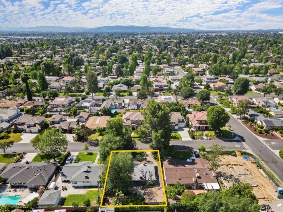 415 Alster Avenue Arcadia, CA 91006 - Photo 14 of 16 an aerial view of a city with lots of residential buildings