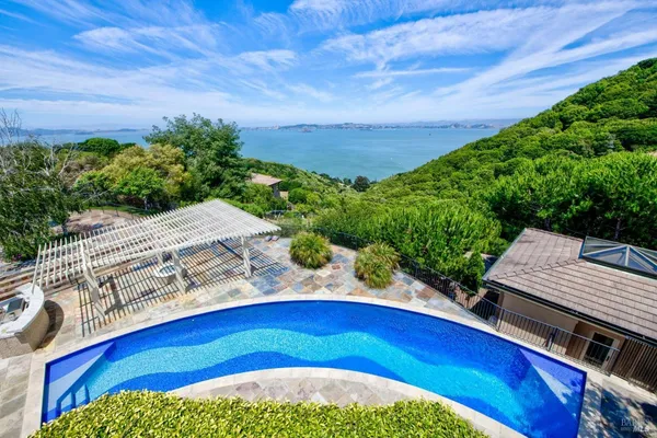 a view of an outdoor space with a patio