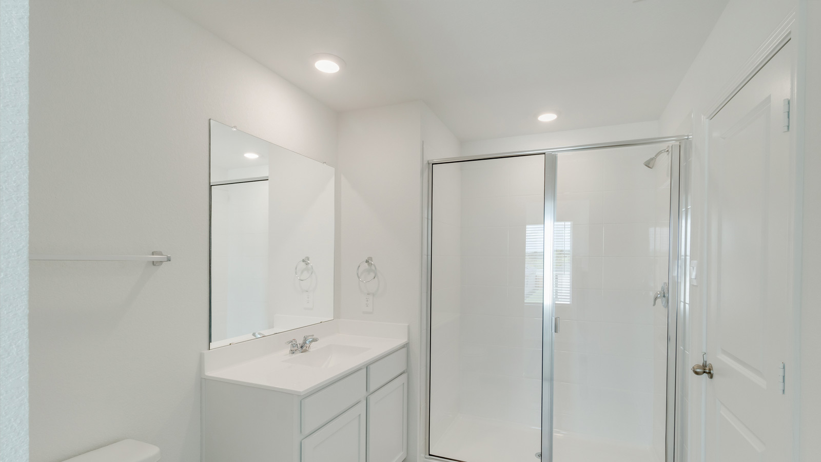 456 Sandringham Loop Kyle, TX 78640 - Photo 9 of 22 a bathroom with a shower and a sink