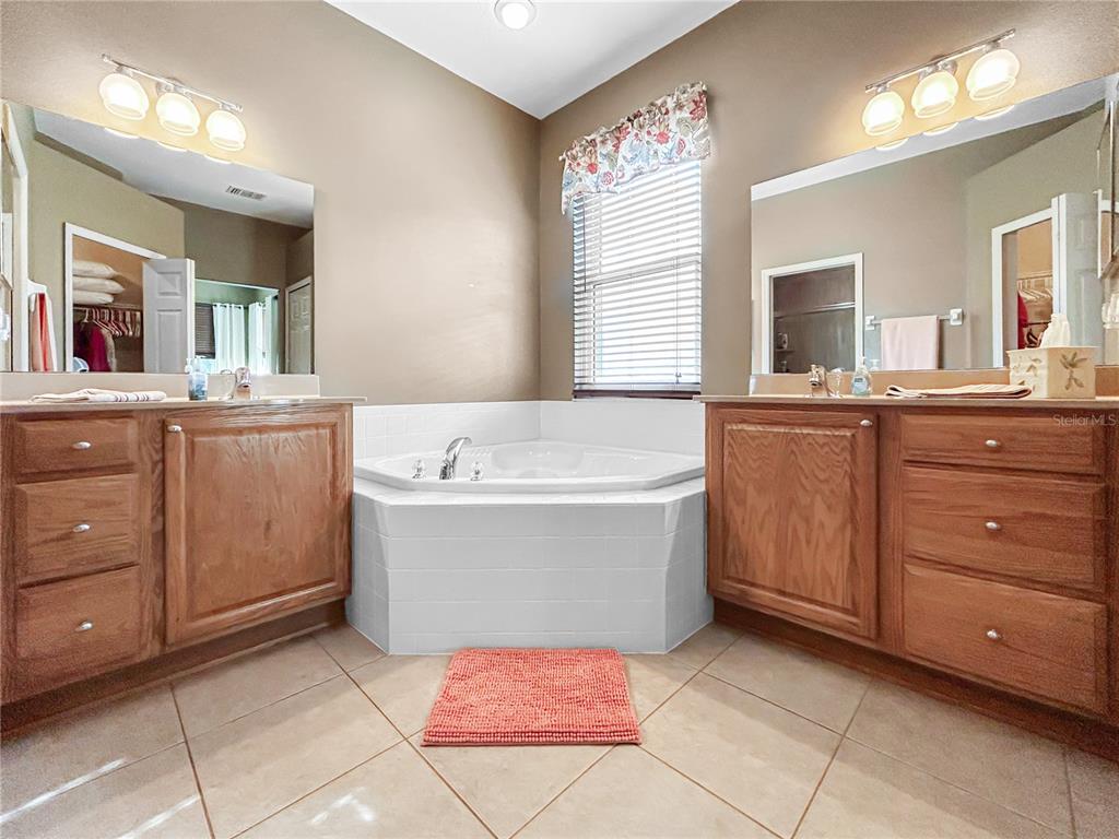 15598 Southwest 11th Terrace Road Ocala, FL 34473 - Photo 6 of 27 a bathroom with a tub sink and mirror