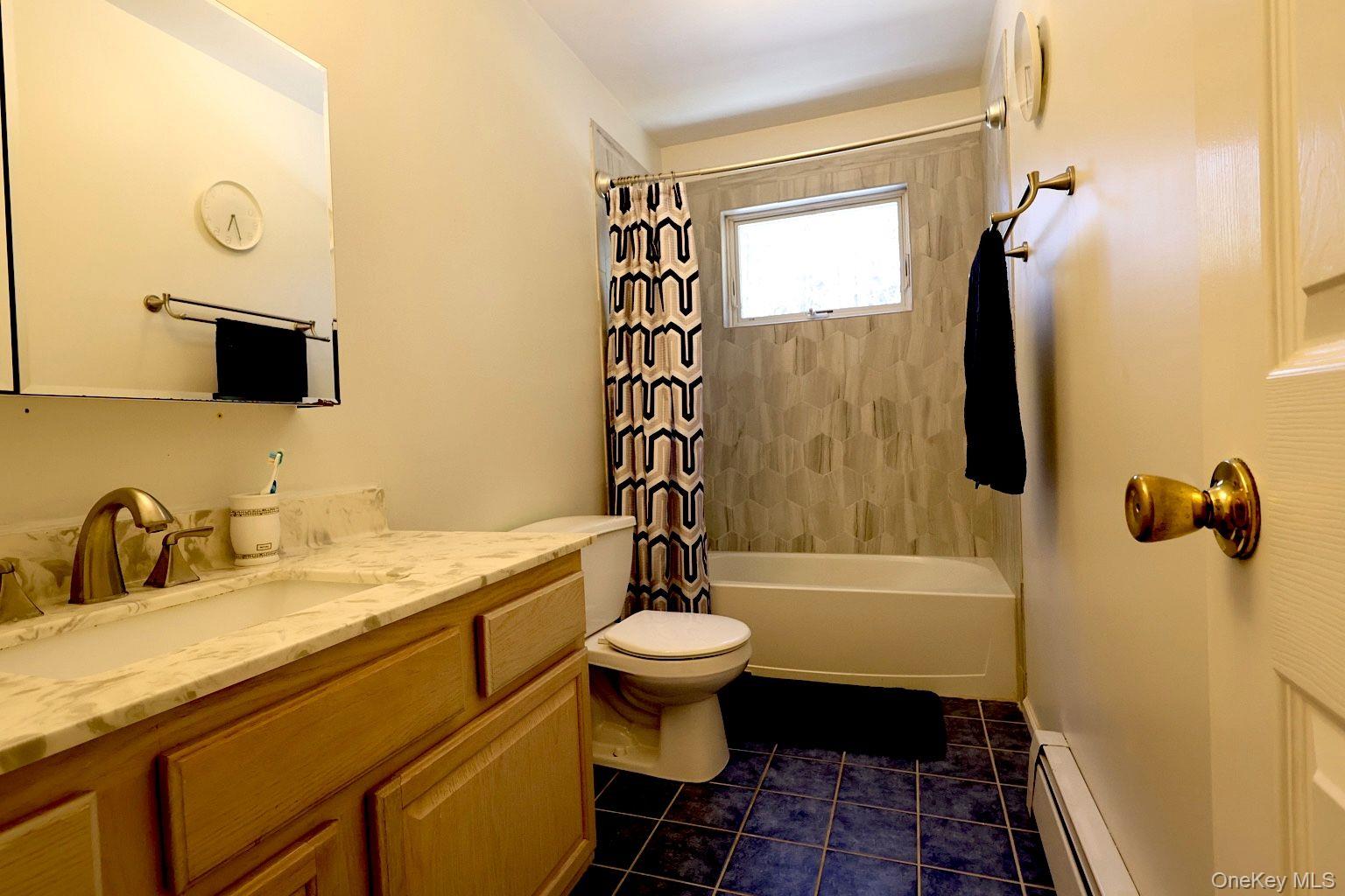 9 Mt Ridge Court Monroe, NY 10950 - Photo 32 of 49 a bathroom with a sink a toilet a mirror and shower