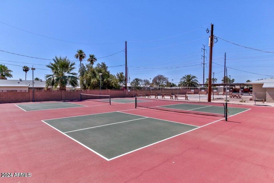 849 North 67th Place Mesa, AZ 85205 - Photo 44 of 47 a view of a tennis court