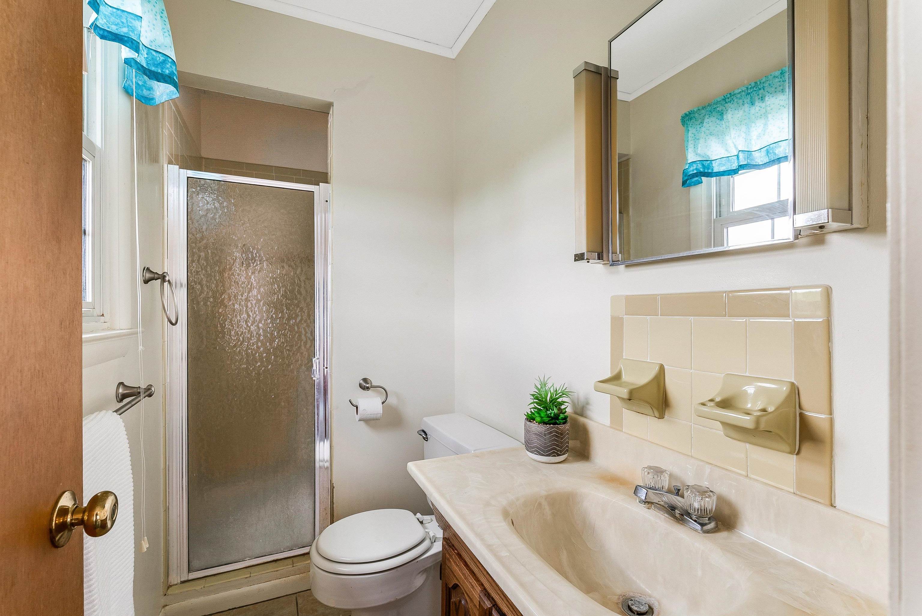 816 Todd Road Mount Sidney, VA 24467 - Photo 32 of 66 a bathroom with a sink toilet and shower