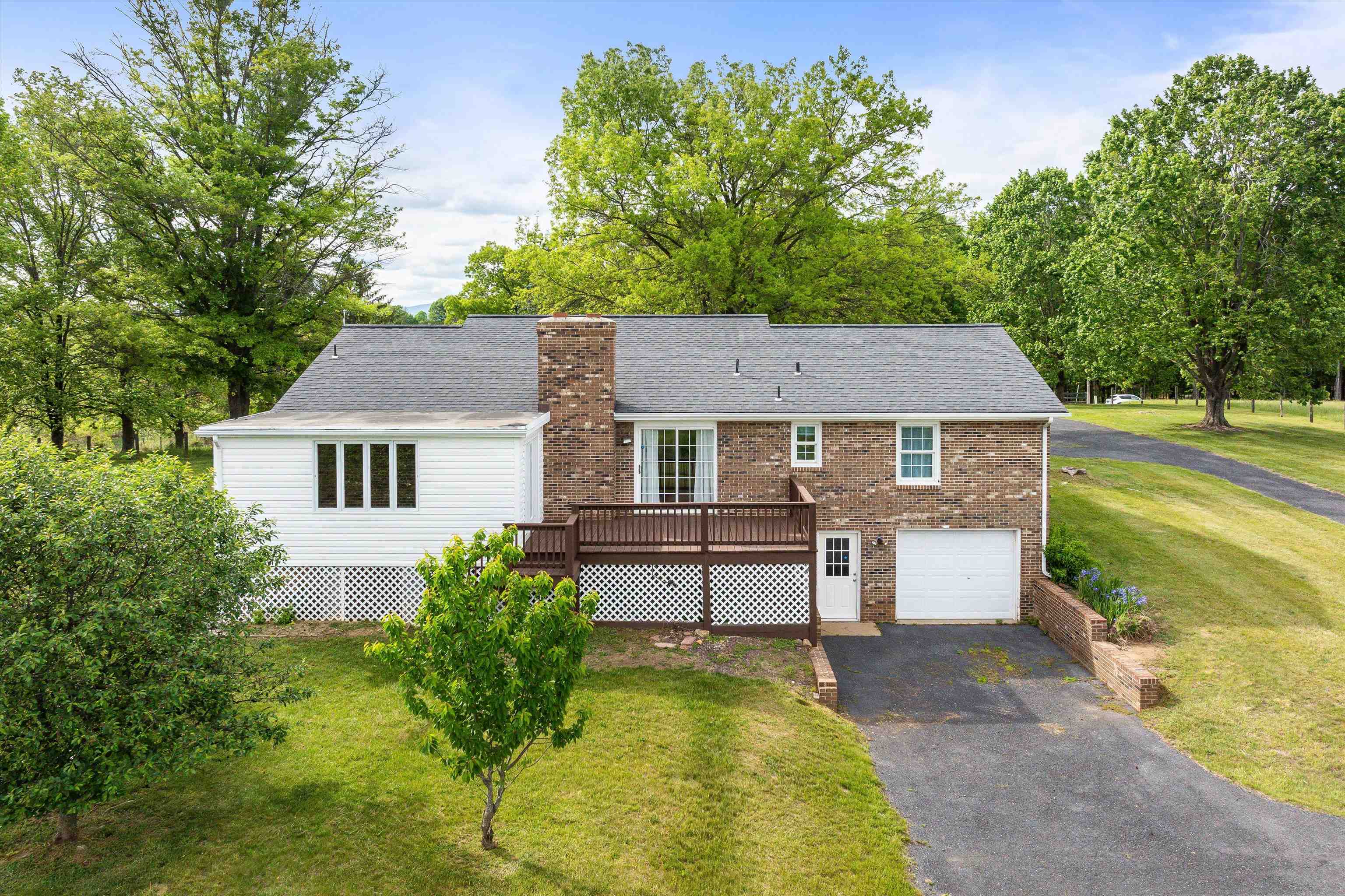 816 Todd Road Mount Sidney, VA 24467 - Photo 53 of 66 a aerial view of a house with swimming pool next to a yard