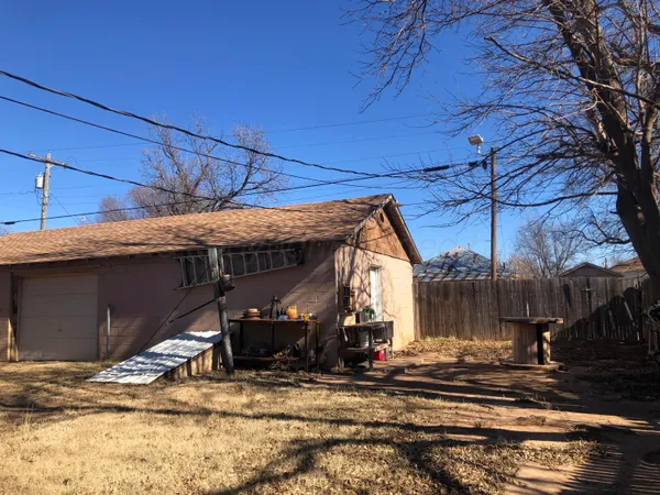 a view of a house with a patio