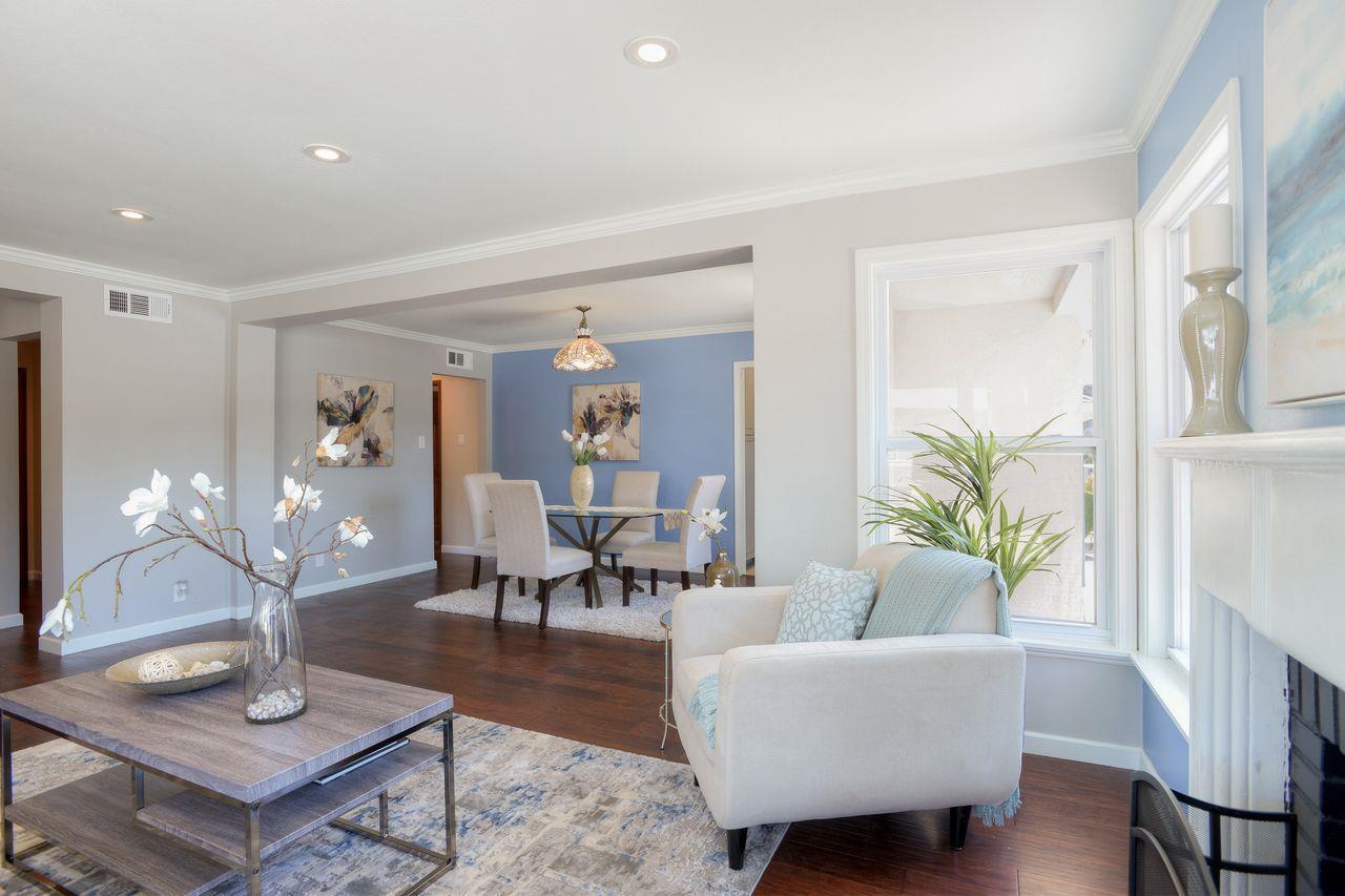 15 Robert Place Millbrae, CA 94030 - Photo 7 of 30 a living room with furniture and wooden floor