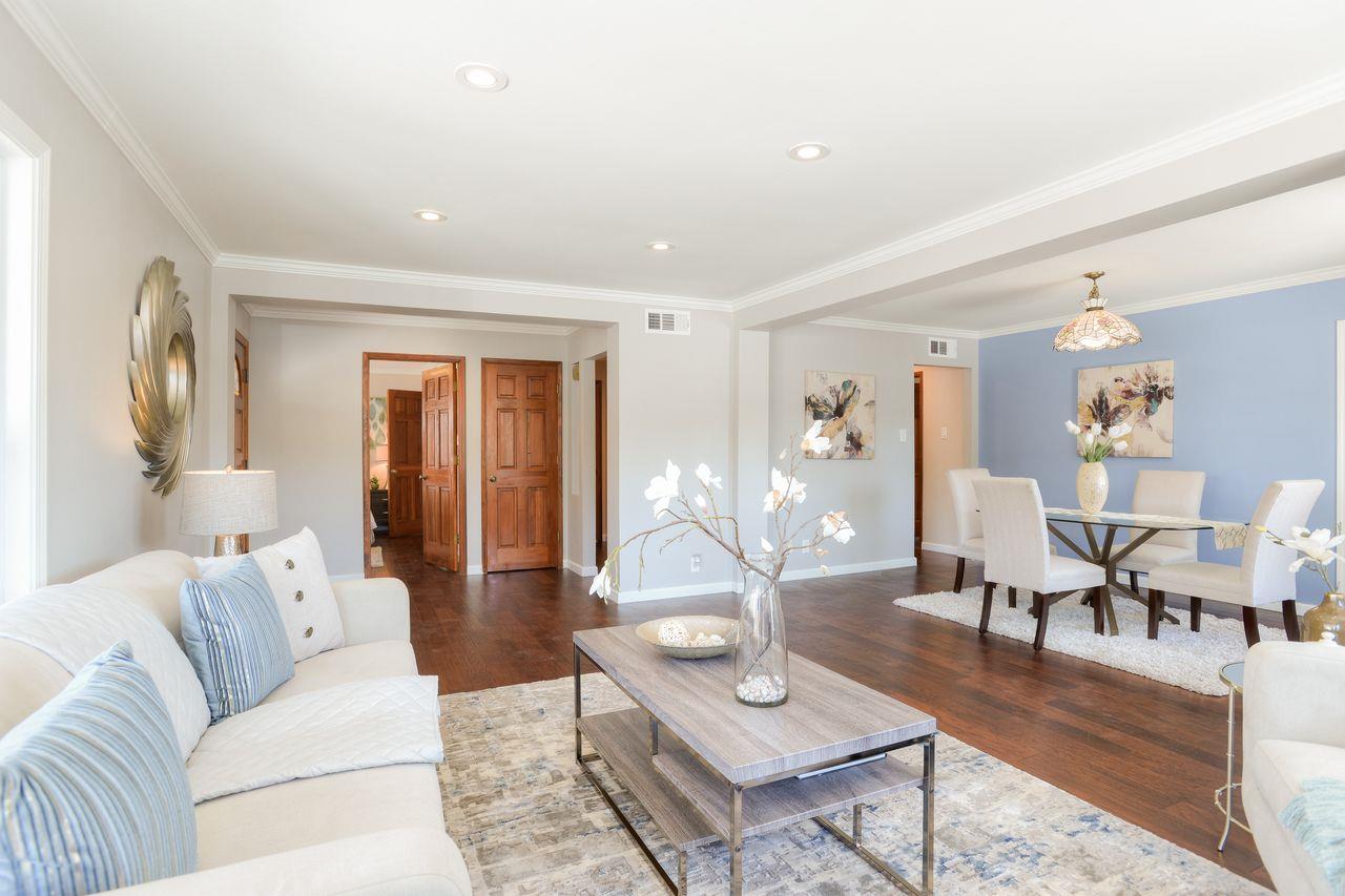 15 Robert Place Millbrae, CA 94030 - Photo 8 of 30 a living room with furniture and wooden floor