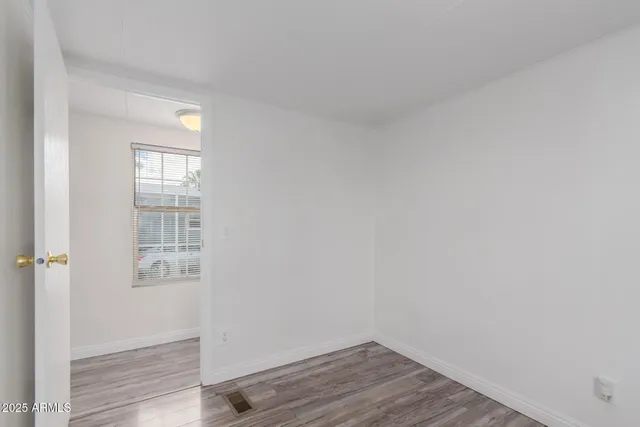 wooden floor in an empty room