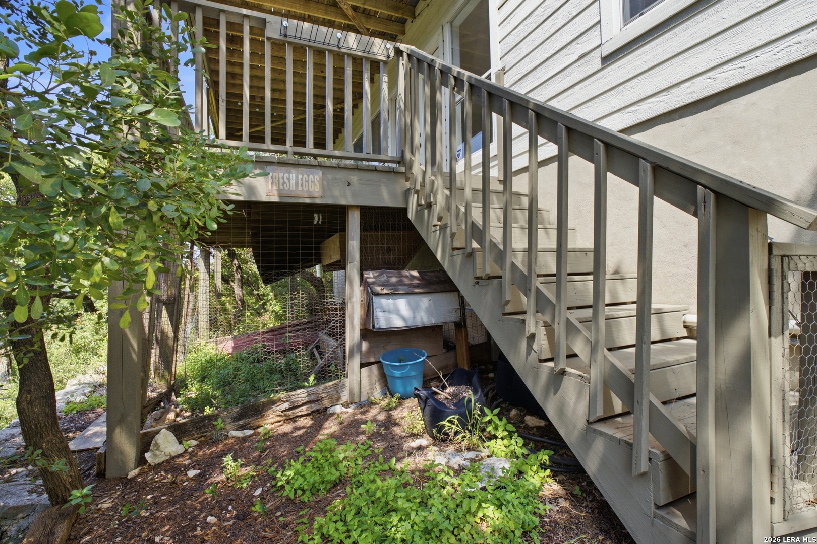 9846 Cash Mountain Road Helotes, TX 78023 - Photo 42 of 50 a view of balcony with wooden floor