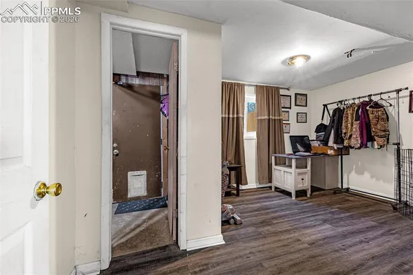 a view of a walk in closet