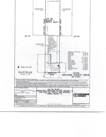 $318,615 | 12742 Grayson County Drive, Cypress, TX 77433