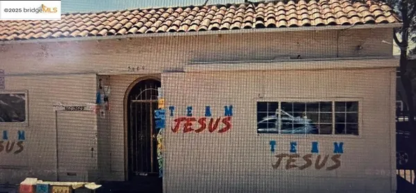 a front view of a house with a door