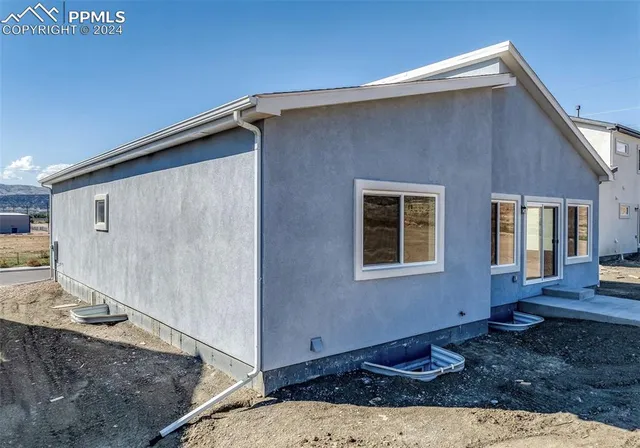 a backyard of a house