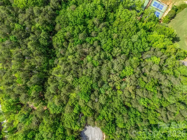 a view of a lush green field