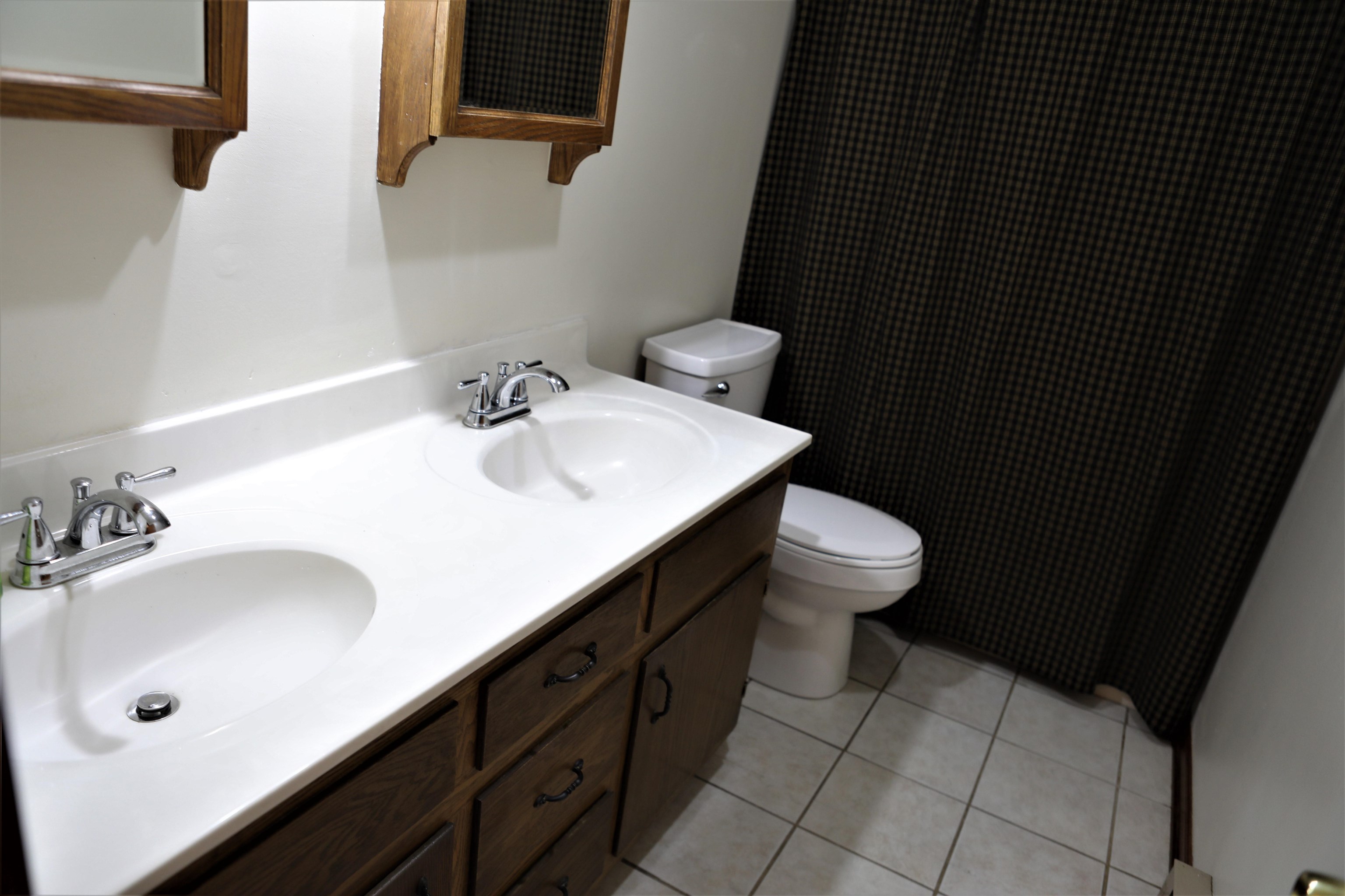 573 Round Hill School Road Fort Defiance, VA 24437 - Photo 60 of 65 a bathroom with a sink a toilet and mirror