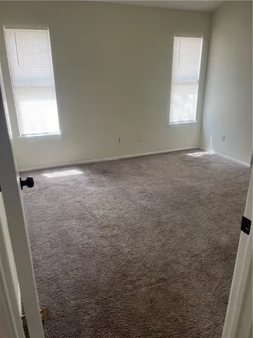 en empty room with window