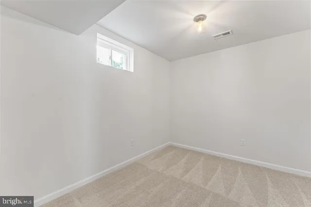 a view of empty room