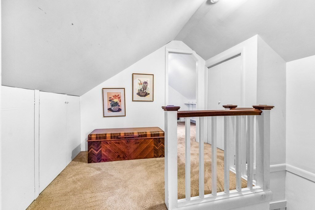 27 Whitney Road Newton, MA 02460 - Photo 25 of 32 a view of staircase with white walls