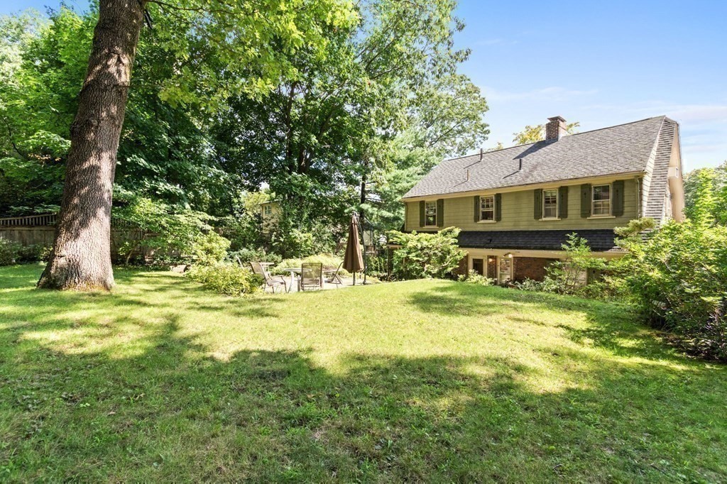 27 Whitney Road Newton, MA 02460 - Photo 29 of 32 a front view of house with yard and green space