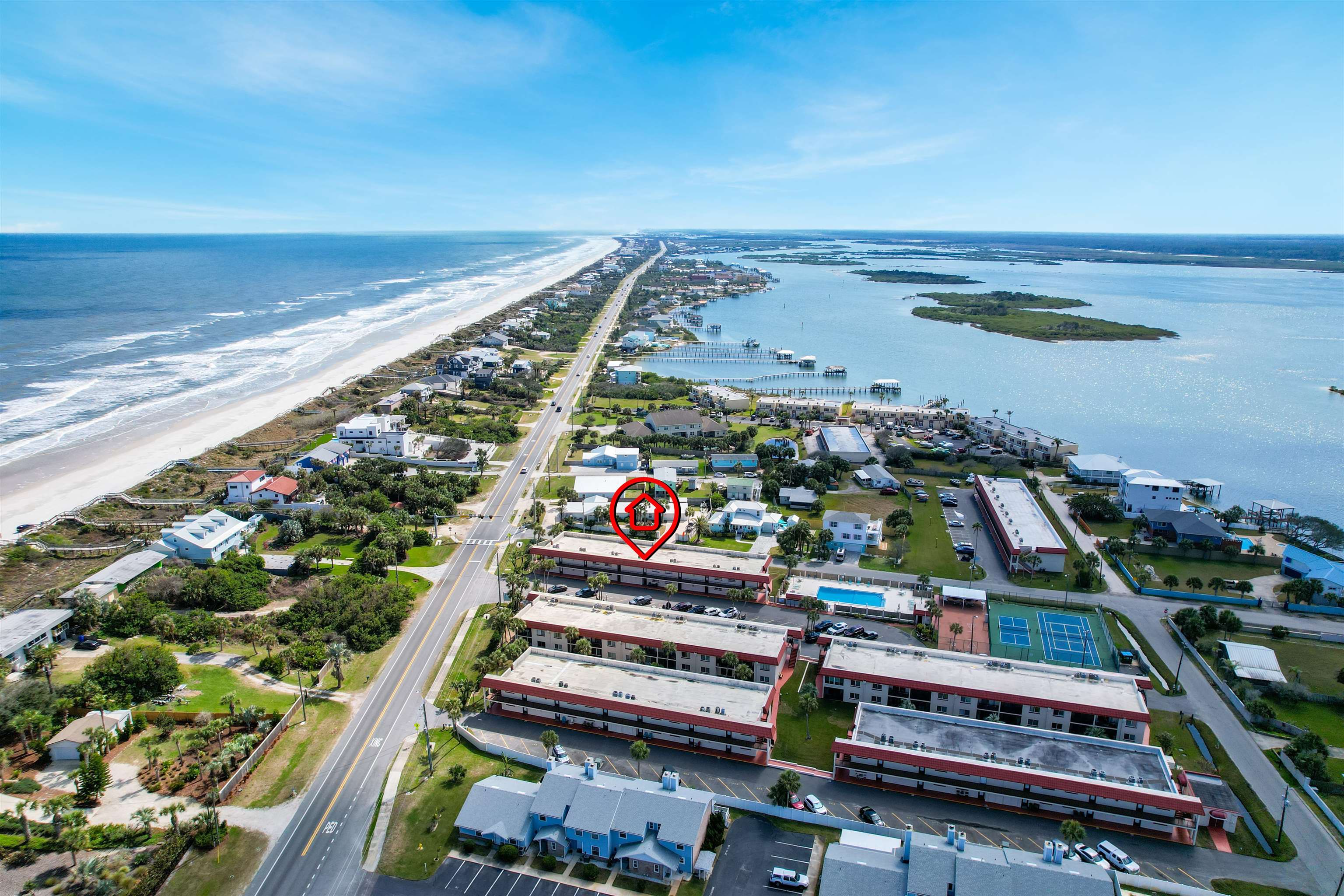 7175 A1A South St. Augustine, FL 32080 - Photo 4 of 35 a view of a balcony with an ocean view