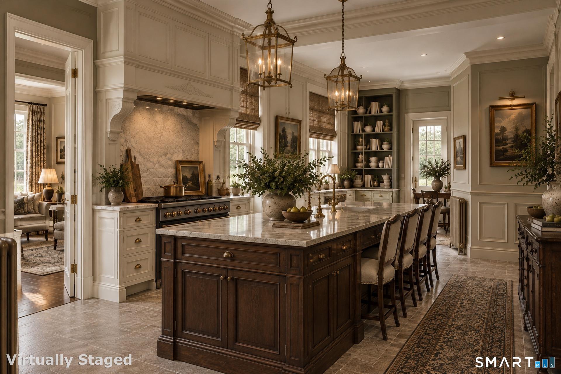 Conceptual Rendering of Kitchen and Bar