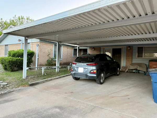 a car parked in front of house