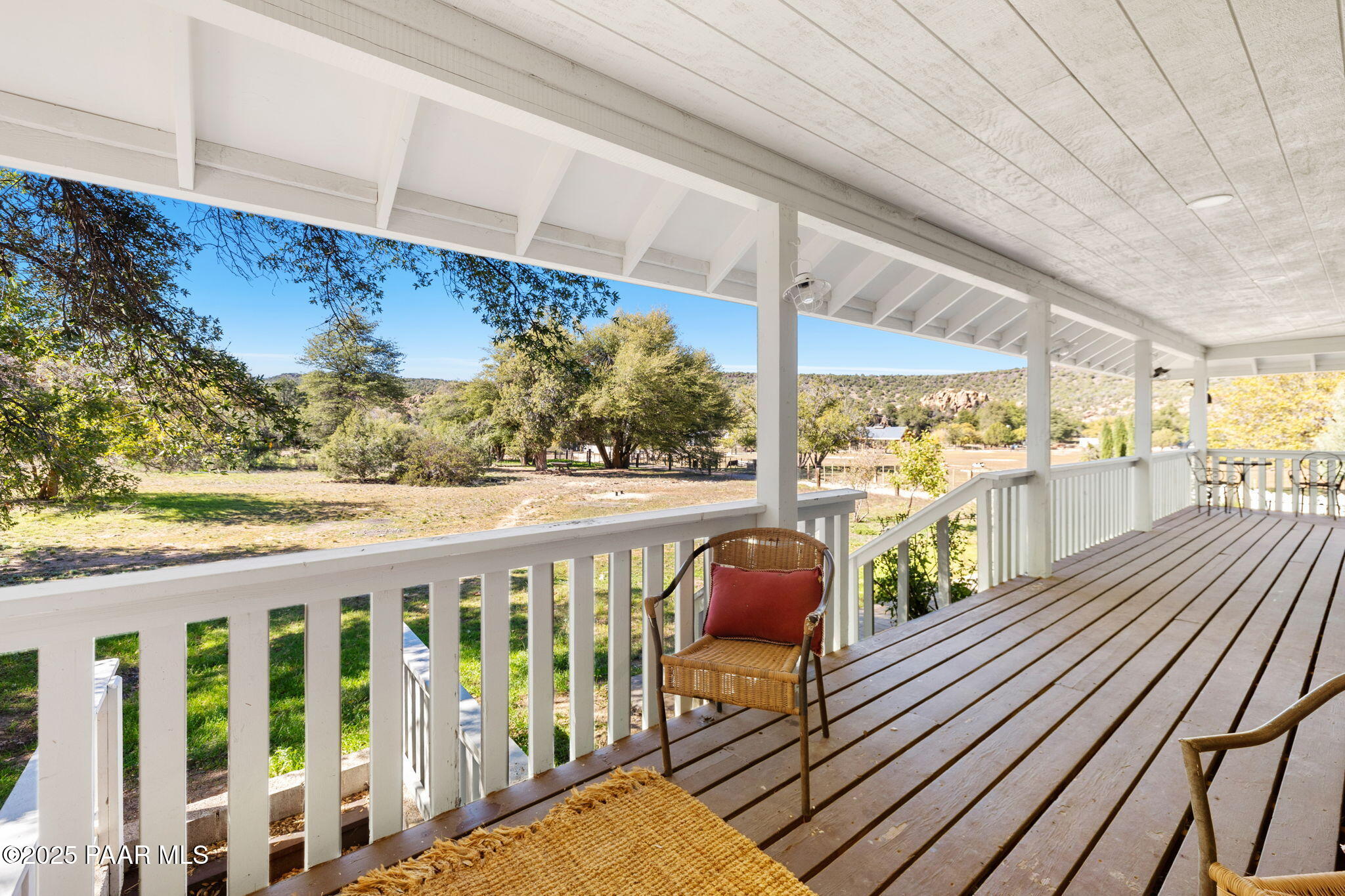 17441 West Fair Oaks Road Prescott, AZ 86305 - Photo 16 of 47 a view of a patio with wooden floor