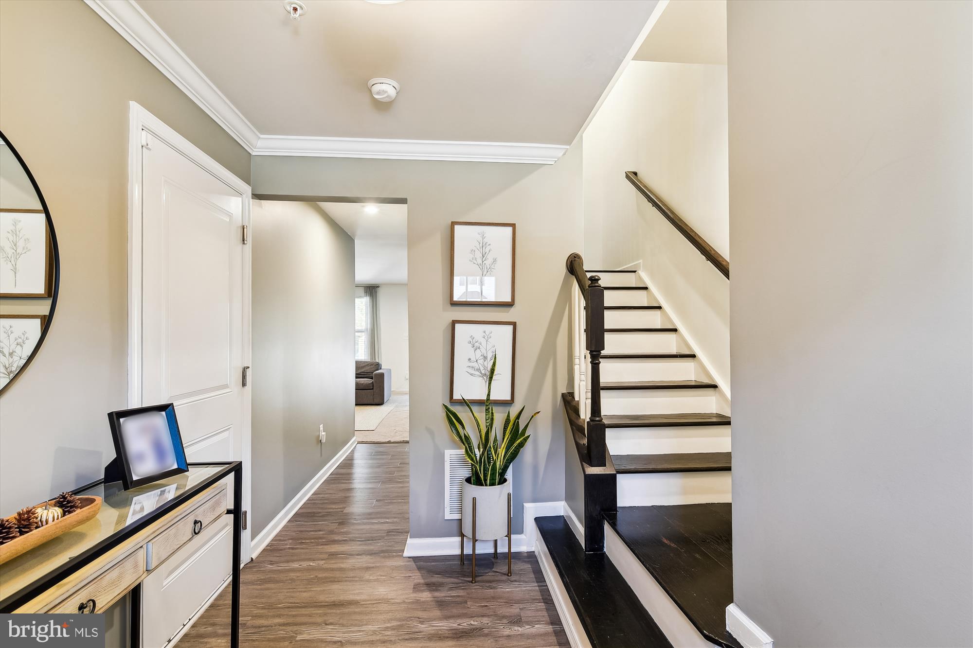 2907 Shaws Road Edgemere, MD 21219 - Photo 13 of 36 a view of a hallway with wooden floor and entryway