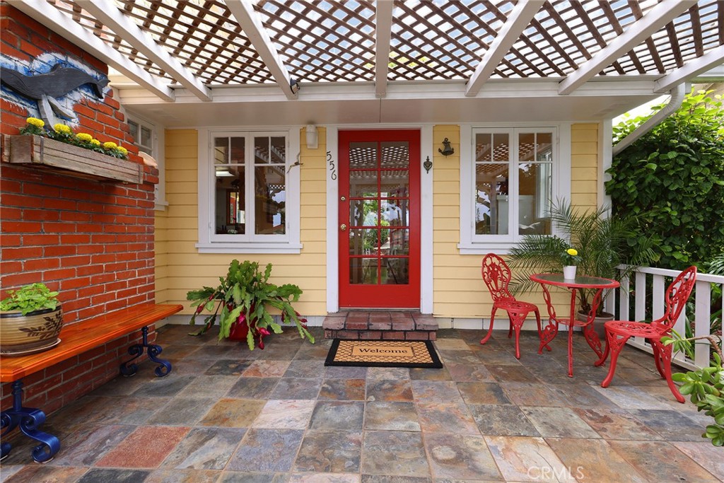 556 Through Street Laguna Beach, CA 92651 - Photo 5 of 30 a view of front of house with outdoor seating