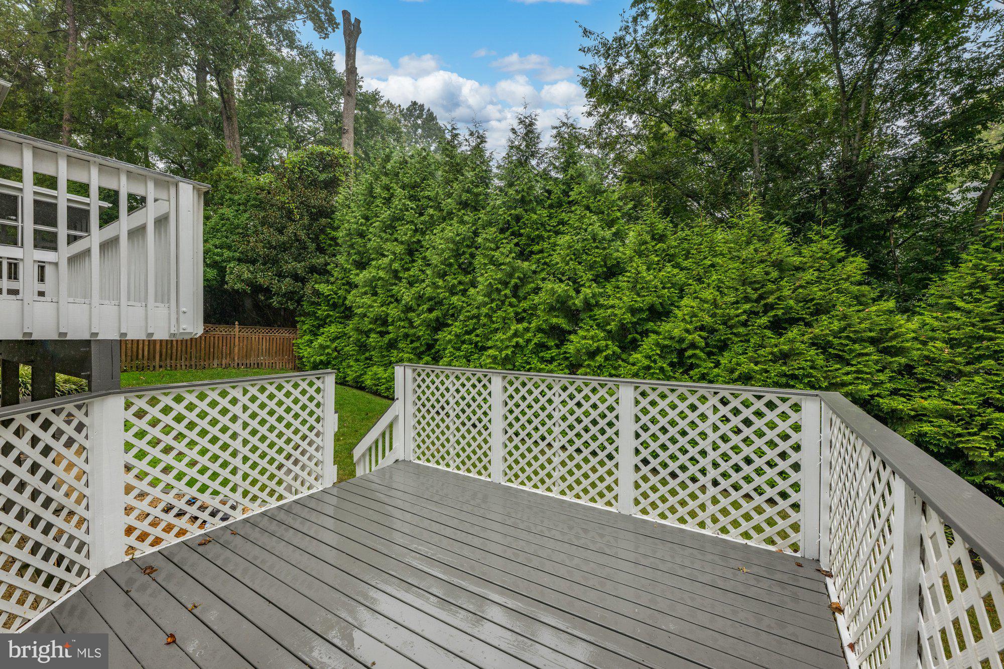 6856 St Albans Road McLean, VA 22101 - Photo 42 of 45 a view of wooden deck with a fence